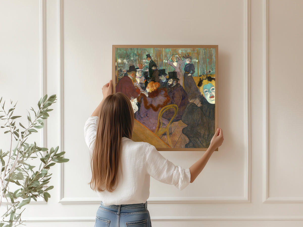 Henri de Toulouse-Lautrec — At the Moulin Rouge | Fine Art Print