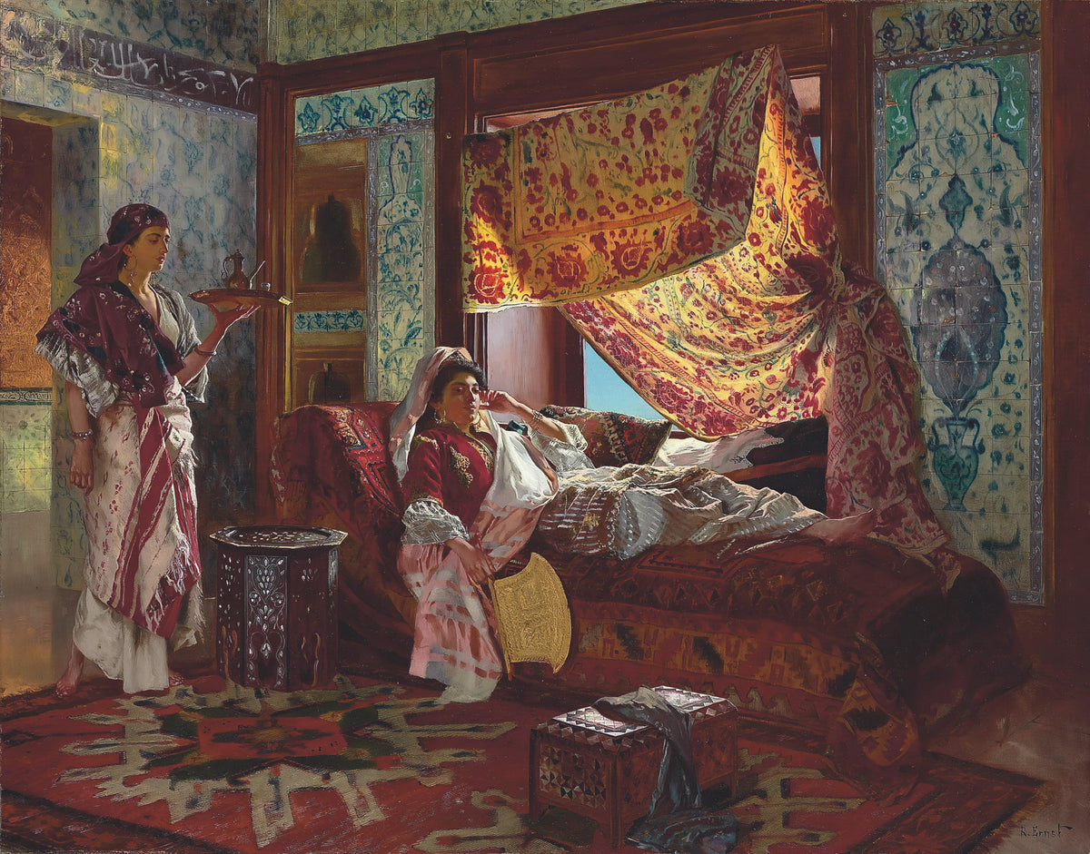 Rudolf Ernst — Taking Tea in the Harem | Fine Art Print