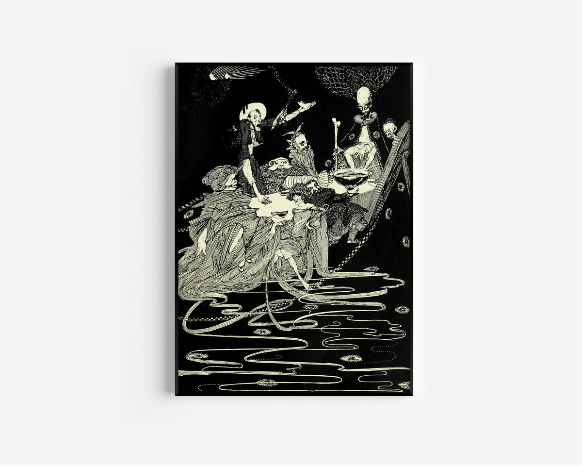 Harry Clarke — Tales of Mystery and Imagination: Avast There a Bit, I Say | Gothic Illustration Print
