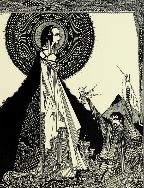 Harry Clarke — Tales of Mystery and Imagination: I Would Call Aloud upon Her Name | Gothic Illustration Print