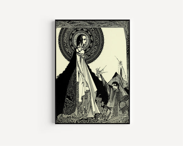 Harry Clarke — Tales of Mystery and Imagination: I Would Call Aloud upon Her Name | Gothic Illustration Print