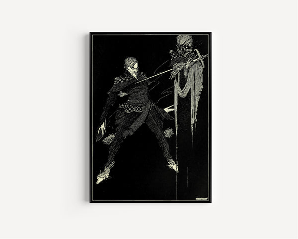 Harry Clarke — Tales of Mystery and Imagination: In My Death, See by This Image | Gothic Illustration Print