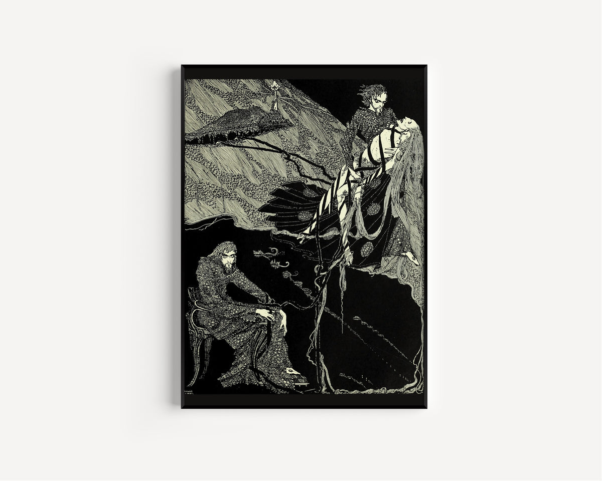 Harry Clarke — Tales of Mystery and Imagination: It Was a Fearful Page | Gothic Illustration Print