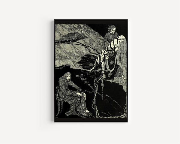 Harry Clarke — Tales of Mystery and Imagination: It Was a Fearful Page | Gothic Illustration Print
