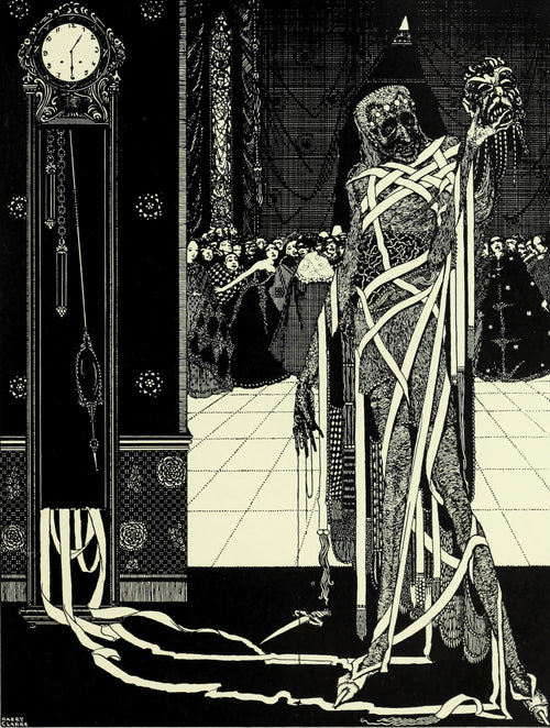 Harry Clarke — Tales of Mystery and Imagination: The Dagger Dropped Gleaming | Gothic Illustration Print
