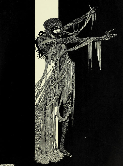 Harry Clarke — Tales of Mystery and Imagination: The Lady Madeline of Usher | Gothic Illustration Print