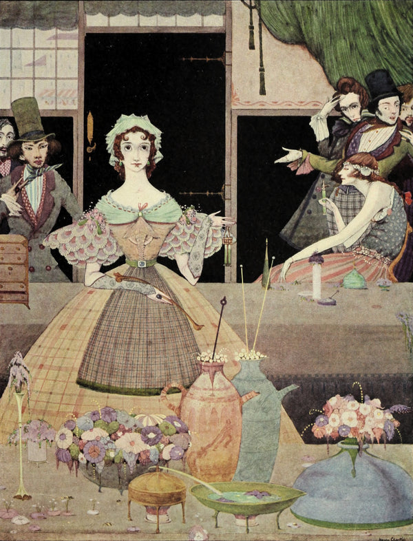 Harry Clarke — Tales of Mystery and Imagination: The Sprightly Grisette | Gothic Illustration Print