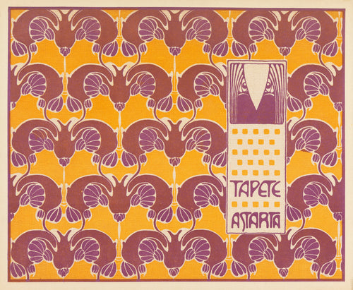 Koloman Moser — Tapete Astarta (Astarta Wallpaper) | Pattern Design Print