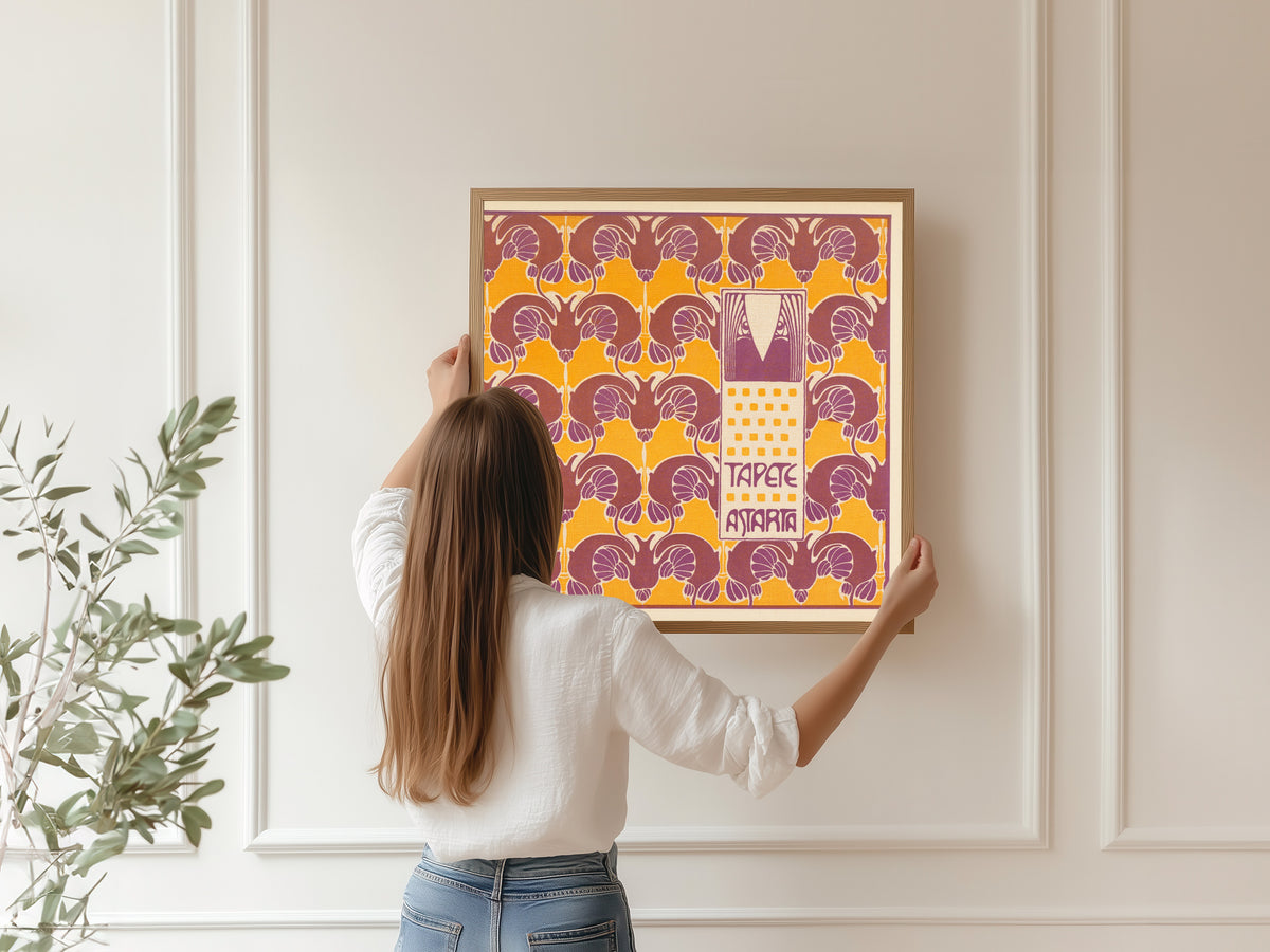Koloman Moser — Tapete Astarta (Astarta Wallpaper) | Pattern Design Print