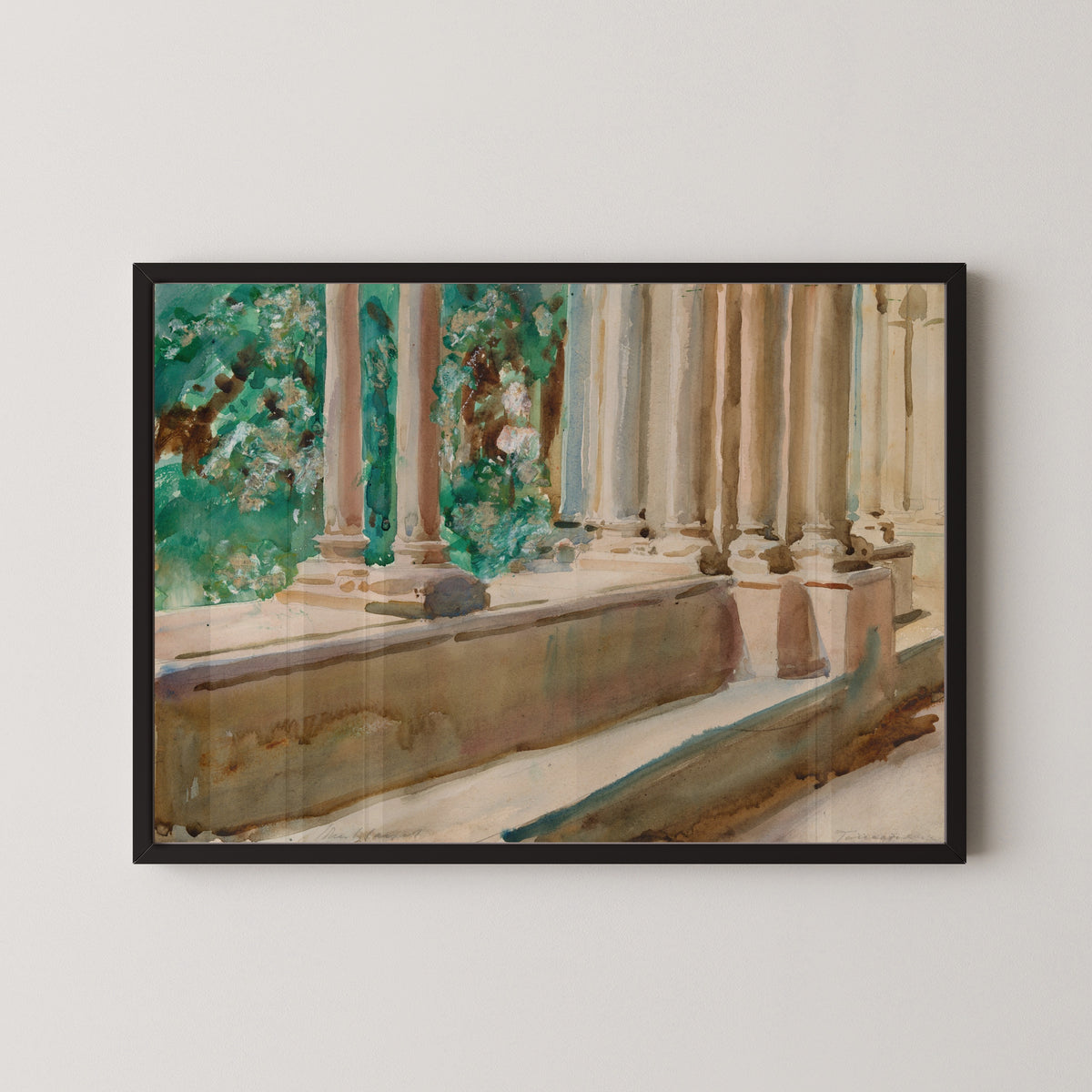 John Singer Sargent — Tarragona Terrace and Garden | Fine Art Print