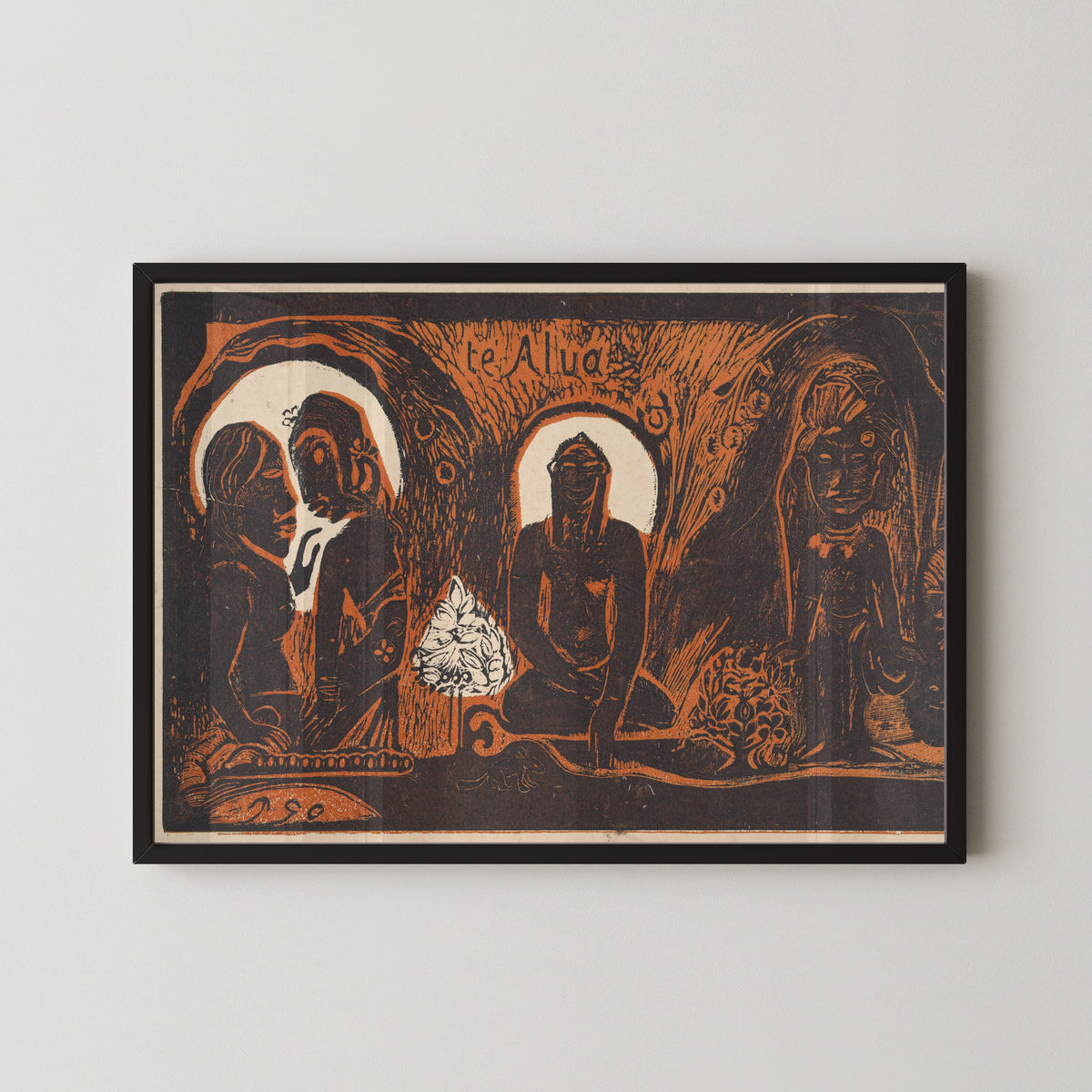 Paul Gauguin — Te Atua (The Gods) | Woodcut Print