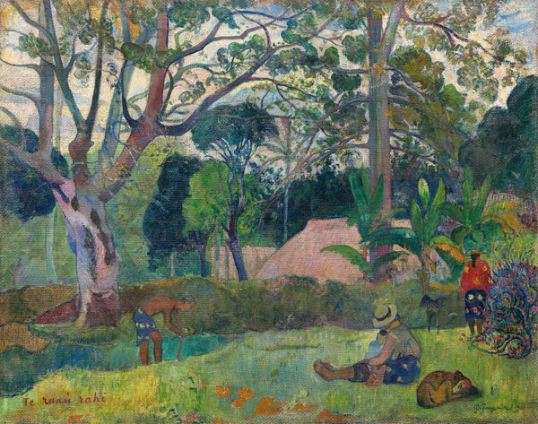Paul Gauguin — Te raau rahi (The Big Tree) | Fine Art Print