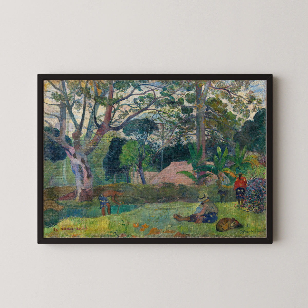 Paul Gauguin — Te raau rahi (The Big Tree) | Fine Art Print