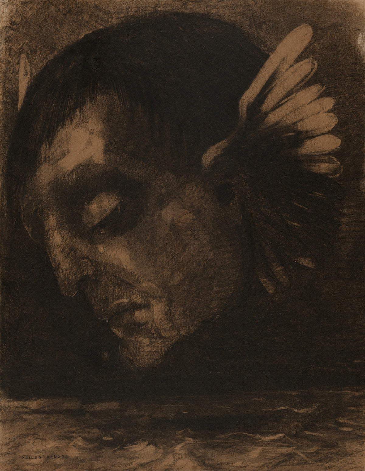 Odilon Redon — Tears | Symbolist Art Print