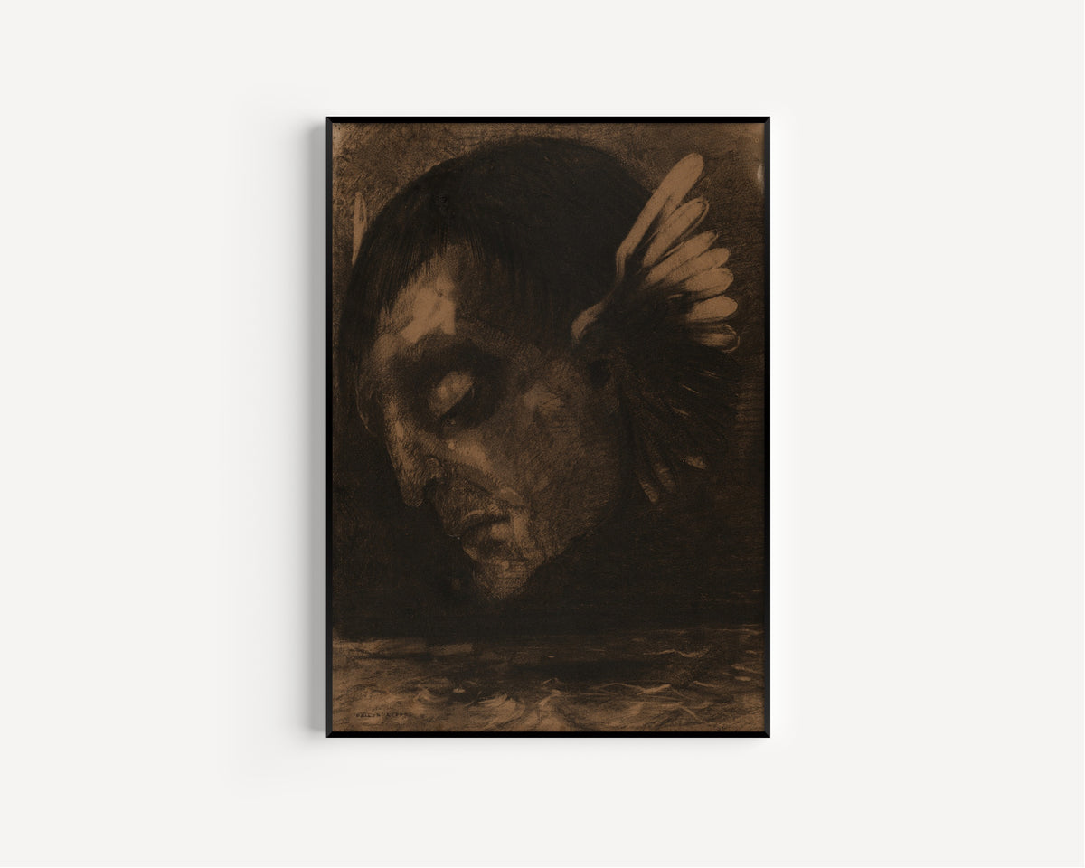 Odilon Redon — Tears | Symbolist Art Print