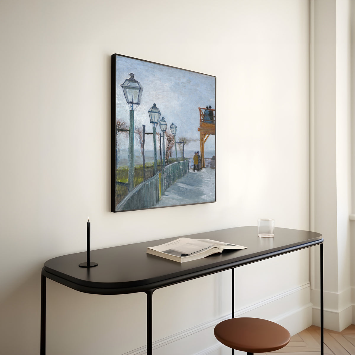 Vincent van Gogh — Terrace and Observation Deck at the Moulin de Blute-Fin | Fine Art Print