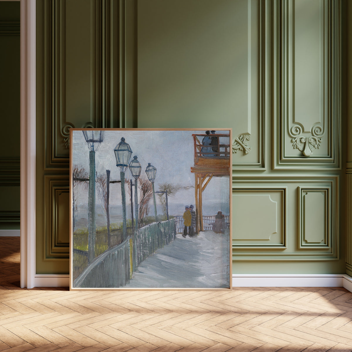 Vincent van Gogh — Terrace and Observation Deck at the Moulin de Blute-Fin | Fine Art Print