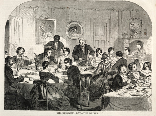 Winslow Homer — Thanksgiving Day – The Dinner | Vintage Thanksgiving Print