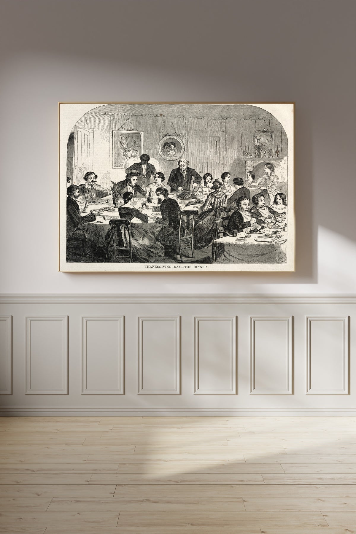 Winslow Homer — Thanksgiving Day – The Dinner | Vintage Thanksgiving Print