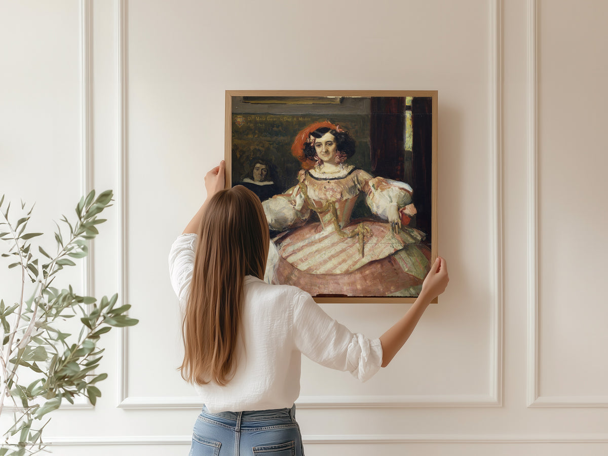 Joaquín Sorolla — The Actress María Guerrero as La Dama Boba | Fine Art Print