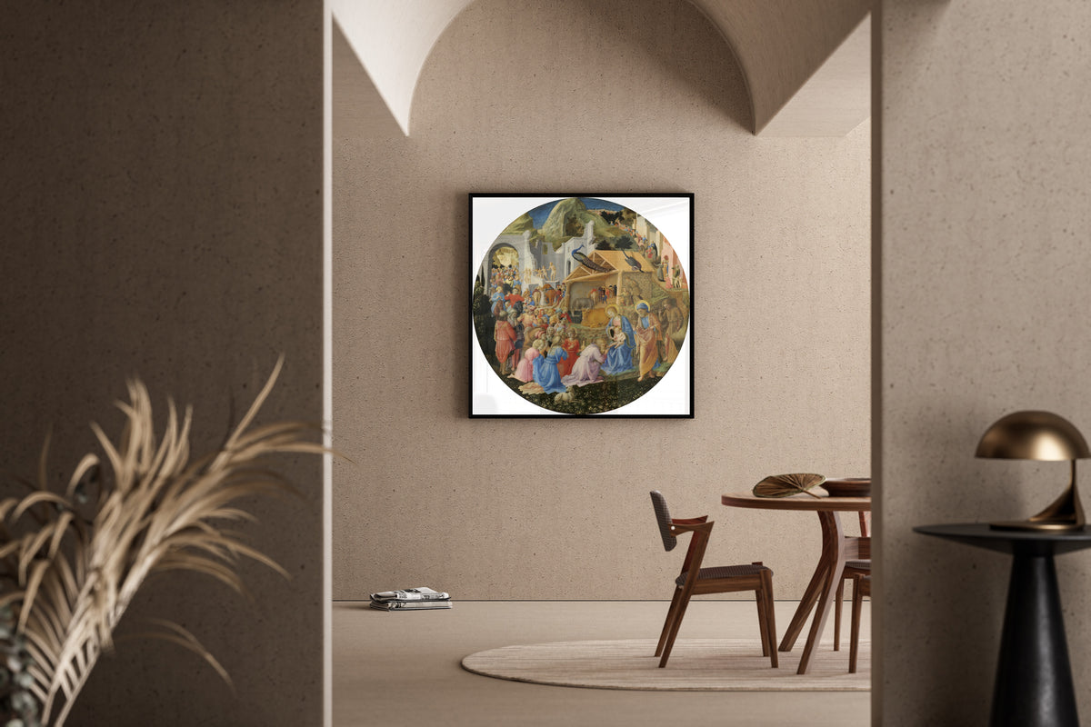Fra Angelico and Fra Filippo Lippi — The Adoration of the Magi | Christmas Art Print