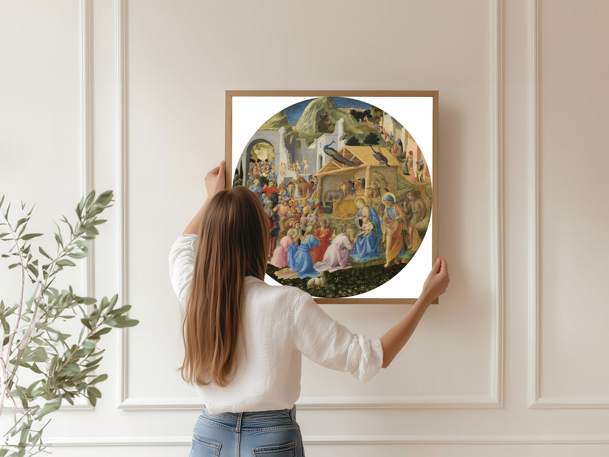 Fra Angelico and Fra Filippo Lippi — The Adoration of the Magi | Christmas Art Print