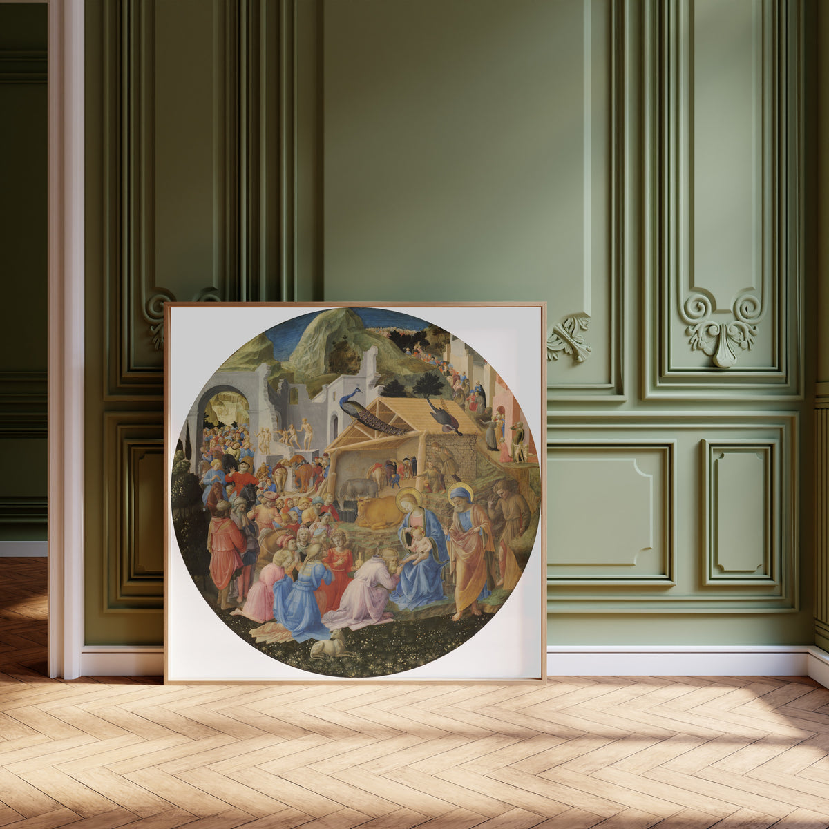 Fra Angelico and Fra Filippo Lippi — The Adoration of the Magi | Christmas Art Print