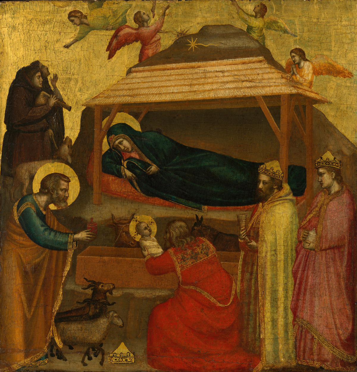 Giotto di Bondone — The Adoration of the Magi | Christmas Art Print