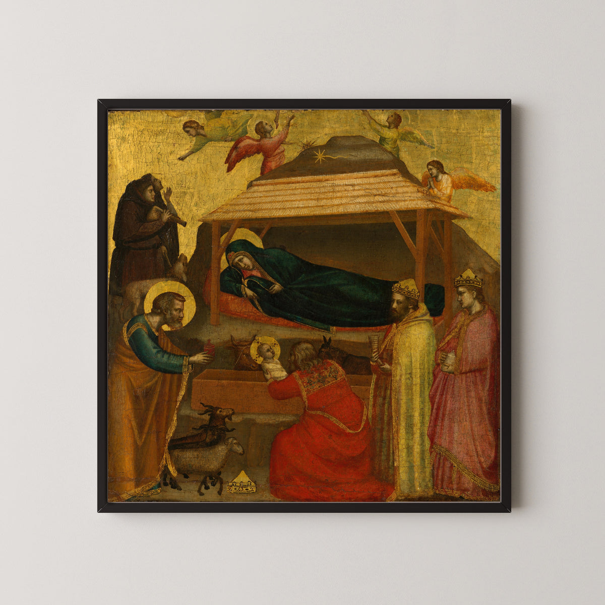 Giotto di Bondone — The Adoration of the Magi | Christmas Art Print