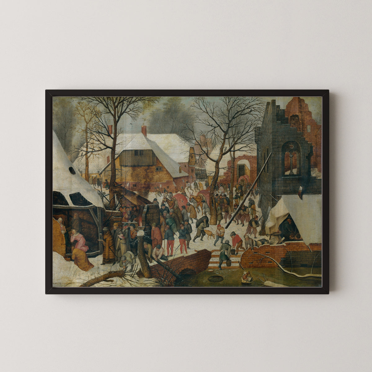Pieter Brueghel the Younger — The Adoration of the Magi in the Snow | Christmas Art Print