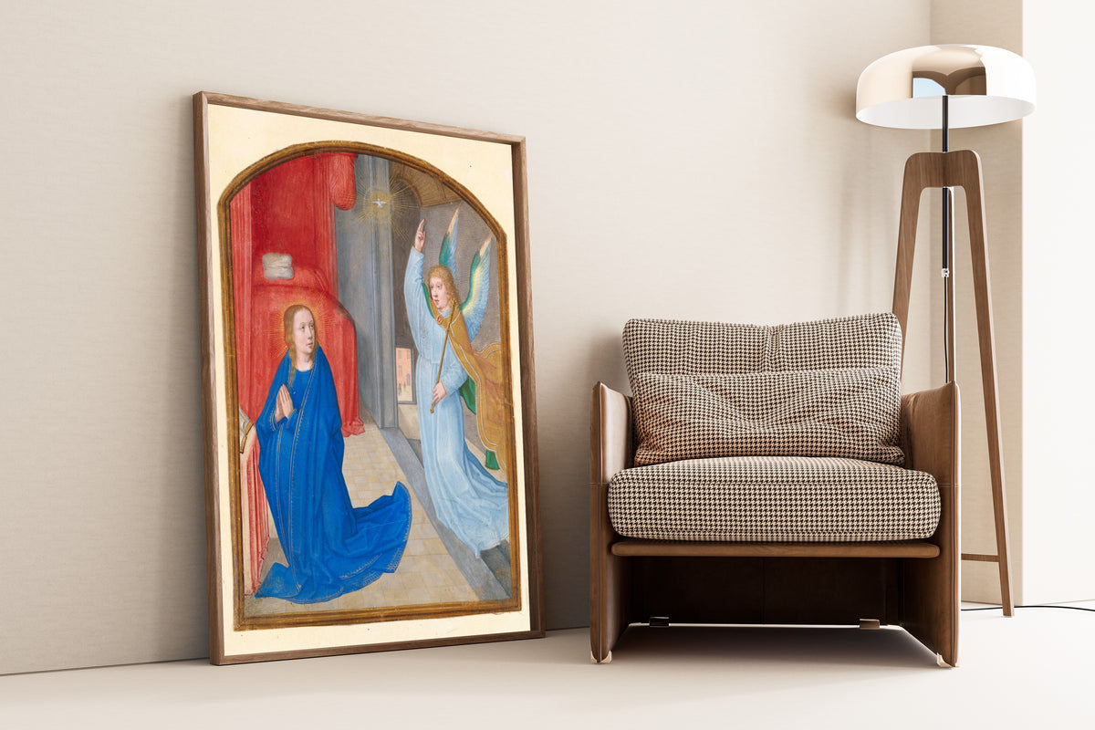 Gerard David (circle of) — The Annunciation | Illuminated Manuscript Print