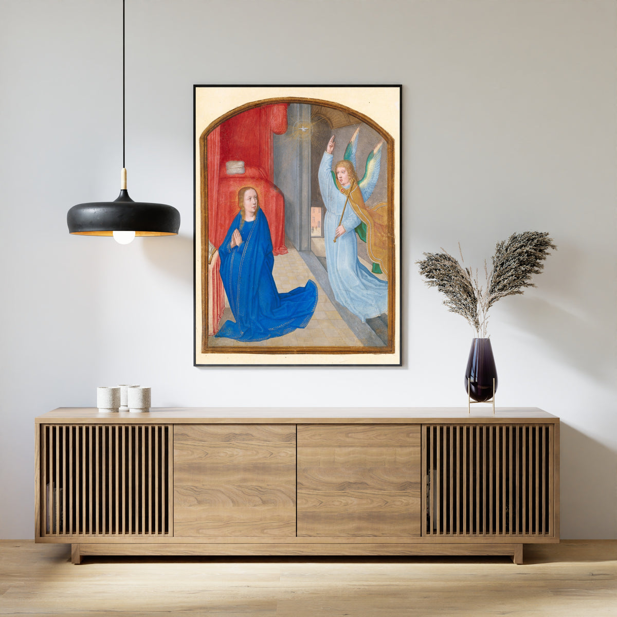 Gerard David (circle of) — The Annunciation | Illuminated Manuscript Print