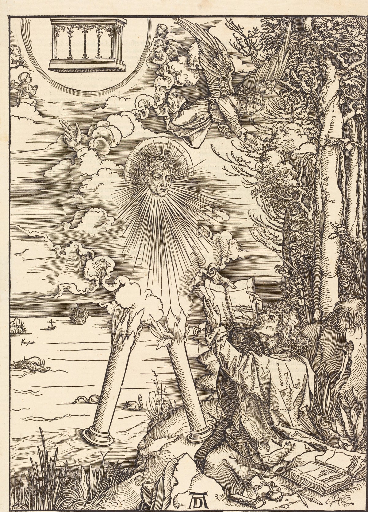 Albrecht Dürer — The Apocalypse: Saint John Devouring the Book | Woodcut Print