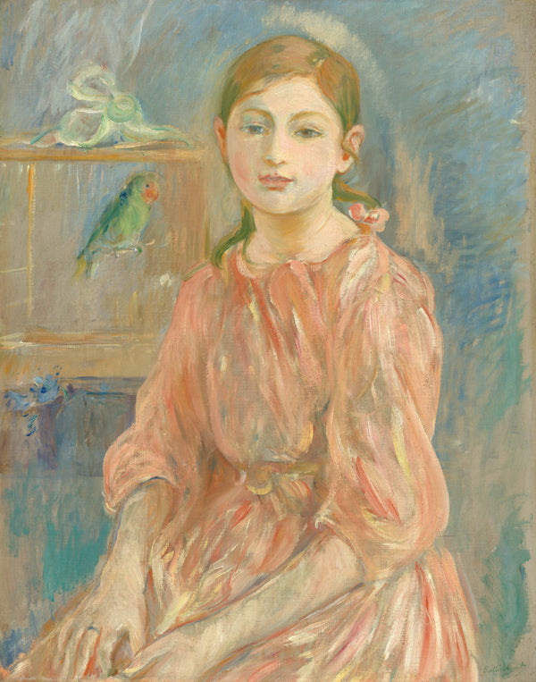 Berthe Morisot — The Artist's Daughter with a Parakeet | Fine Art Print