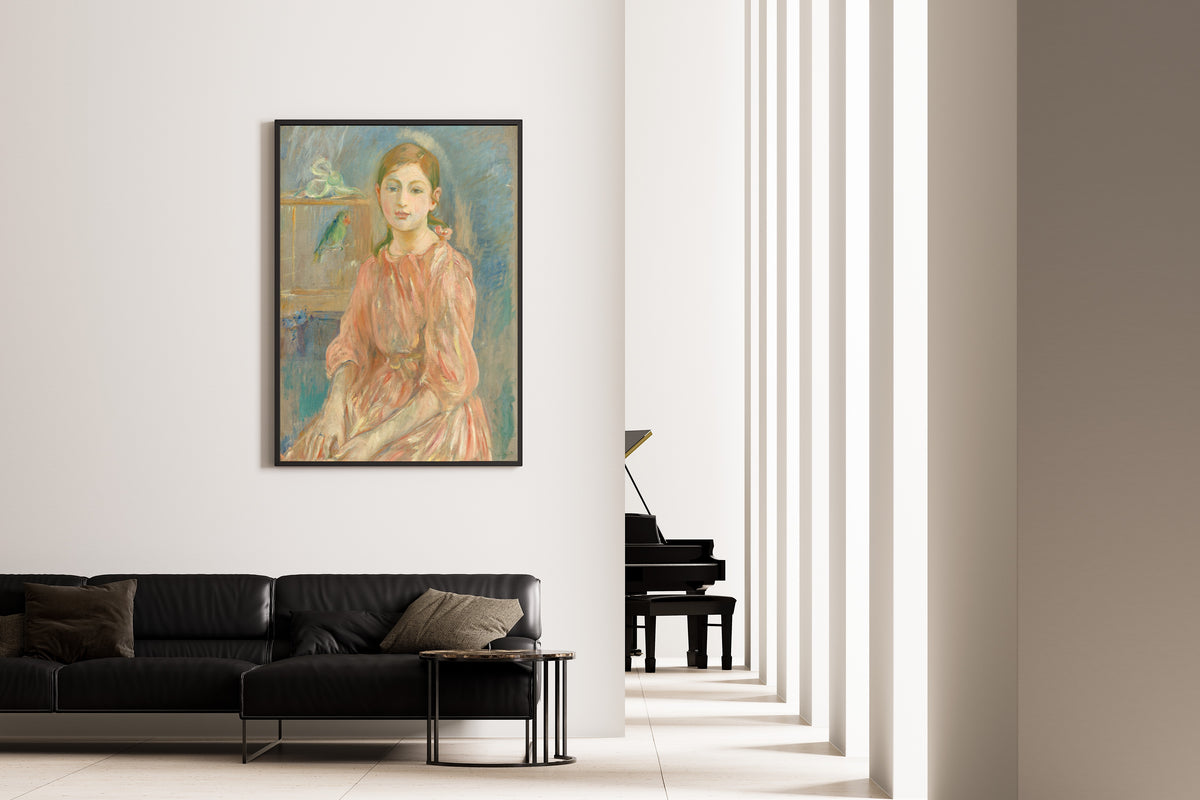 Berthe Morisot — The Artist's Daughter with a Parakeet | Fine Art Print
