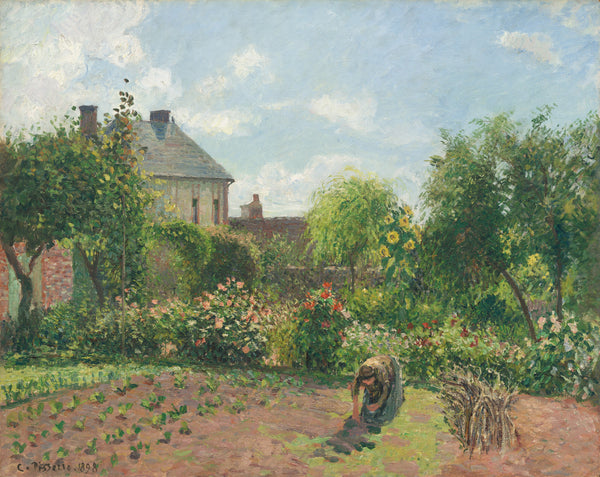 Camille Pissarro — The Artist's Garden at Eragny | Fine Art Print