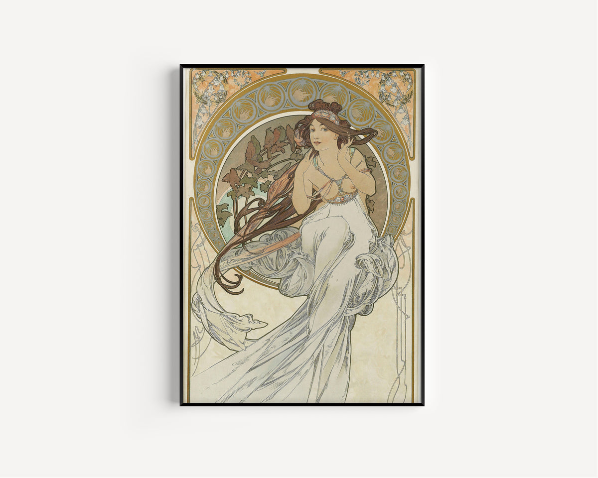 Alphonse Mucha — The Arts: Music | Art Nouveau Print