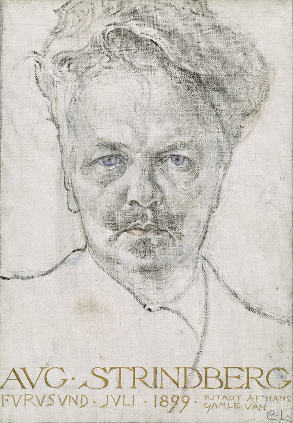 Carl Larsson — The Author August Strindberg | Fine Art Print