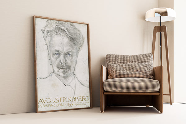 Carl Larsson — The Author August Strindberg | Fine Art Print