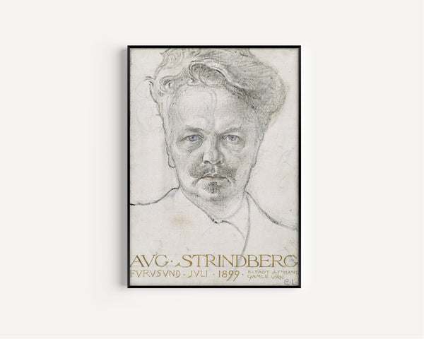 Carl Larsson — The Author August Strindberg | Fine Art Print