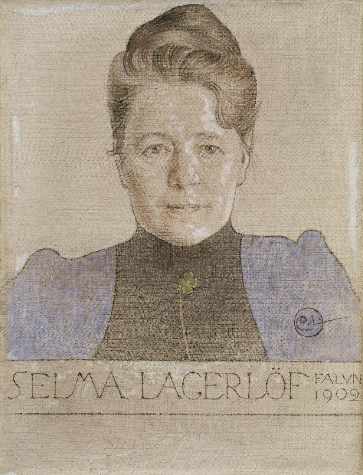 Carl Larsson — The Author Selma Lagerlöf | Swedish Oil Painting Print