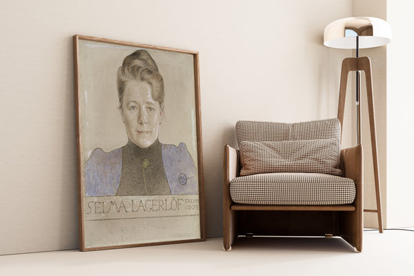 Carl Larsson — The Author Selma Lagerlöf | Swedish Oil Painting Print