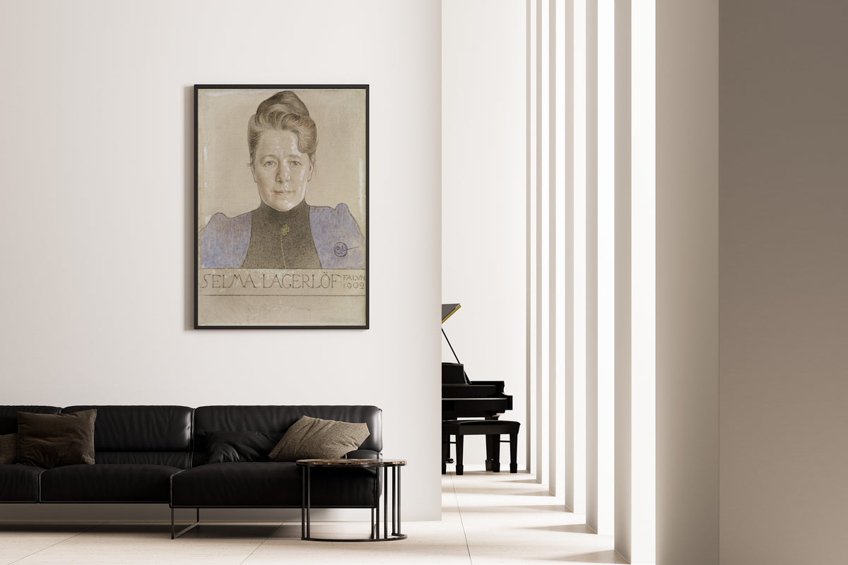 Carl Larsson — The Author Selma Lagerlöf | Swedish Oil Painting Print