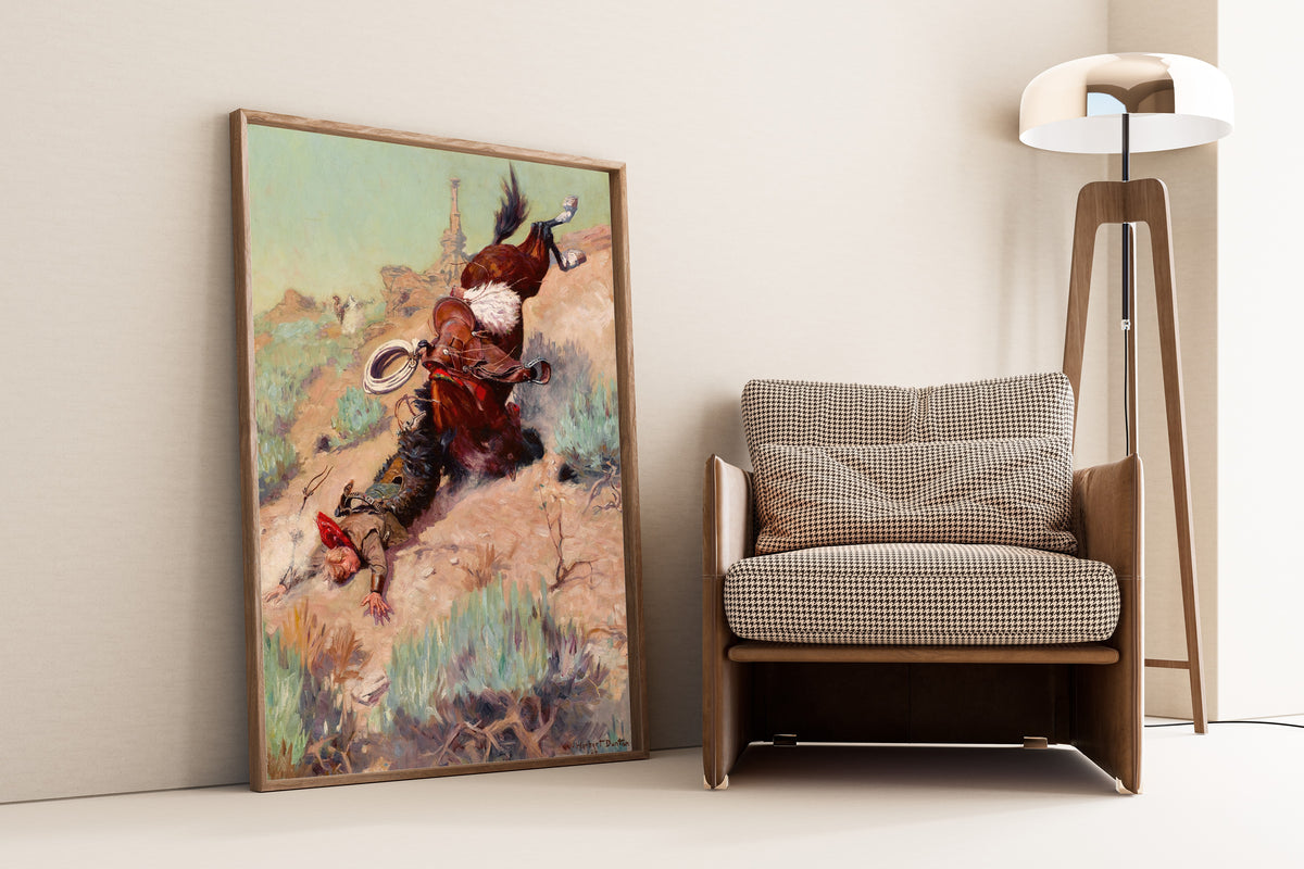 W. Herbert Dunton — The Badger Hole | Western Art Print