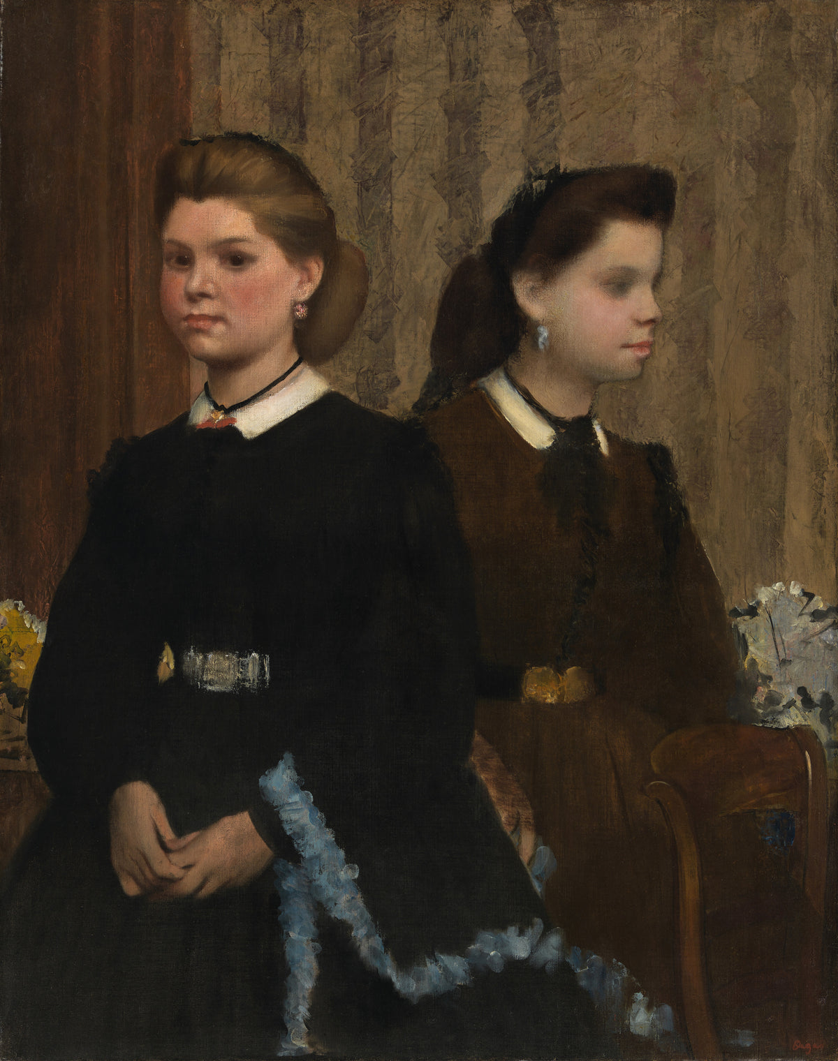 Edgar Degas — The Bellelli Sisters (Giovanna and Giuliana Bellelli) | Fine Art Print