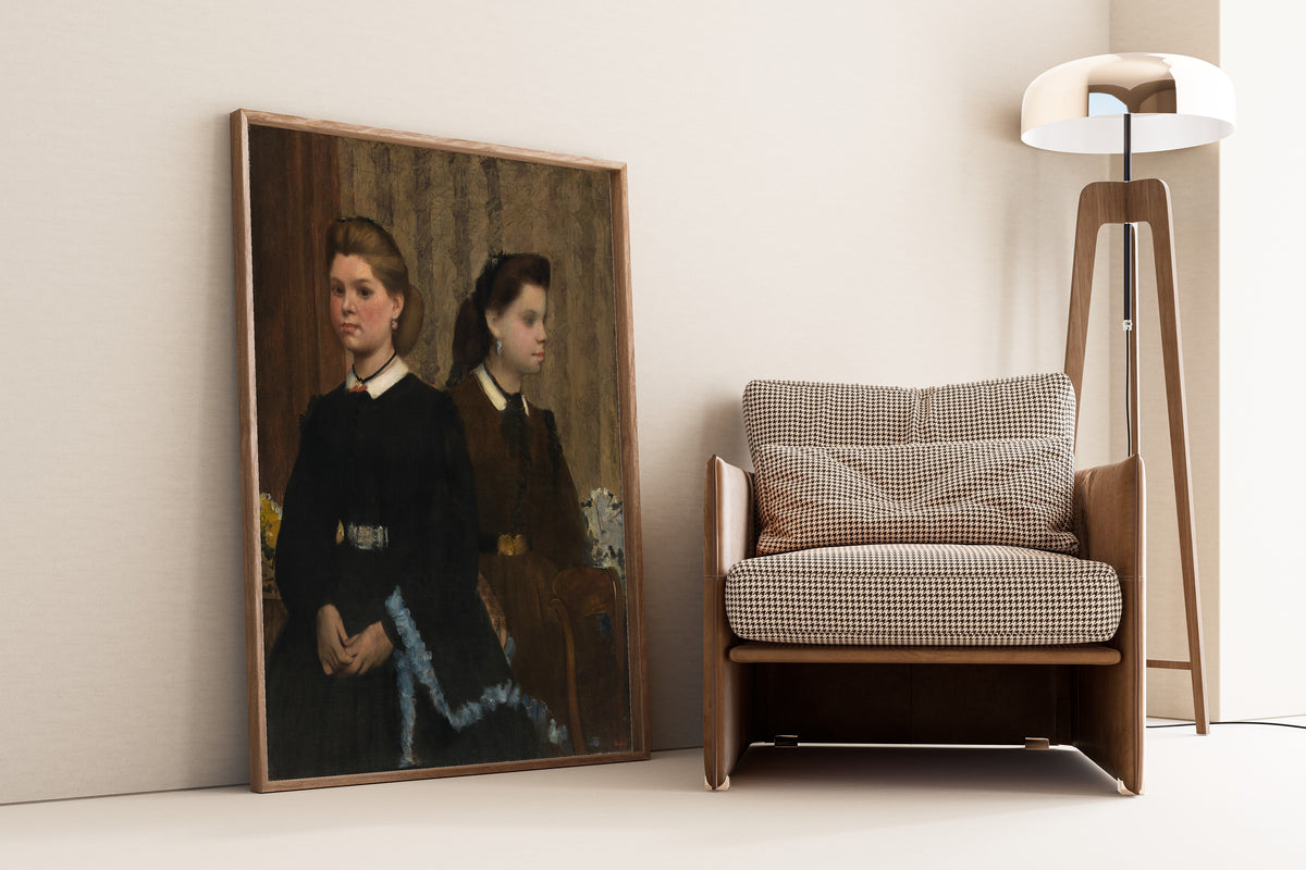 Edgar Degas — The Bellelli Sisters (Giovanna and Giuliana Bellelli) | Fine Art Print