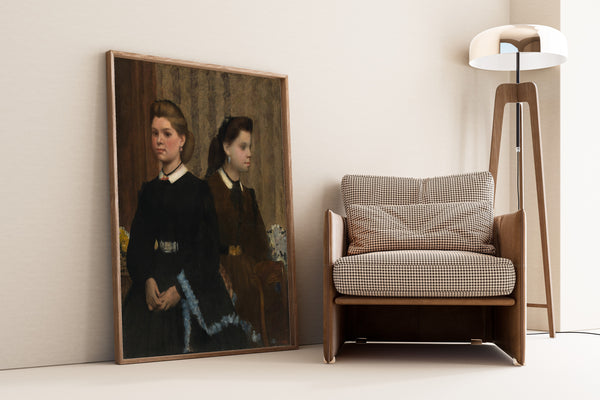 Edgar Degas — The Bellelli Sisters (Giovanna and Giuliana Bellelli) | Fine Art Print