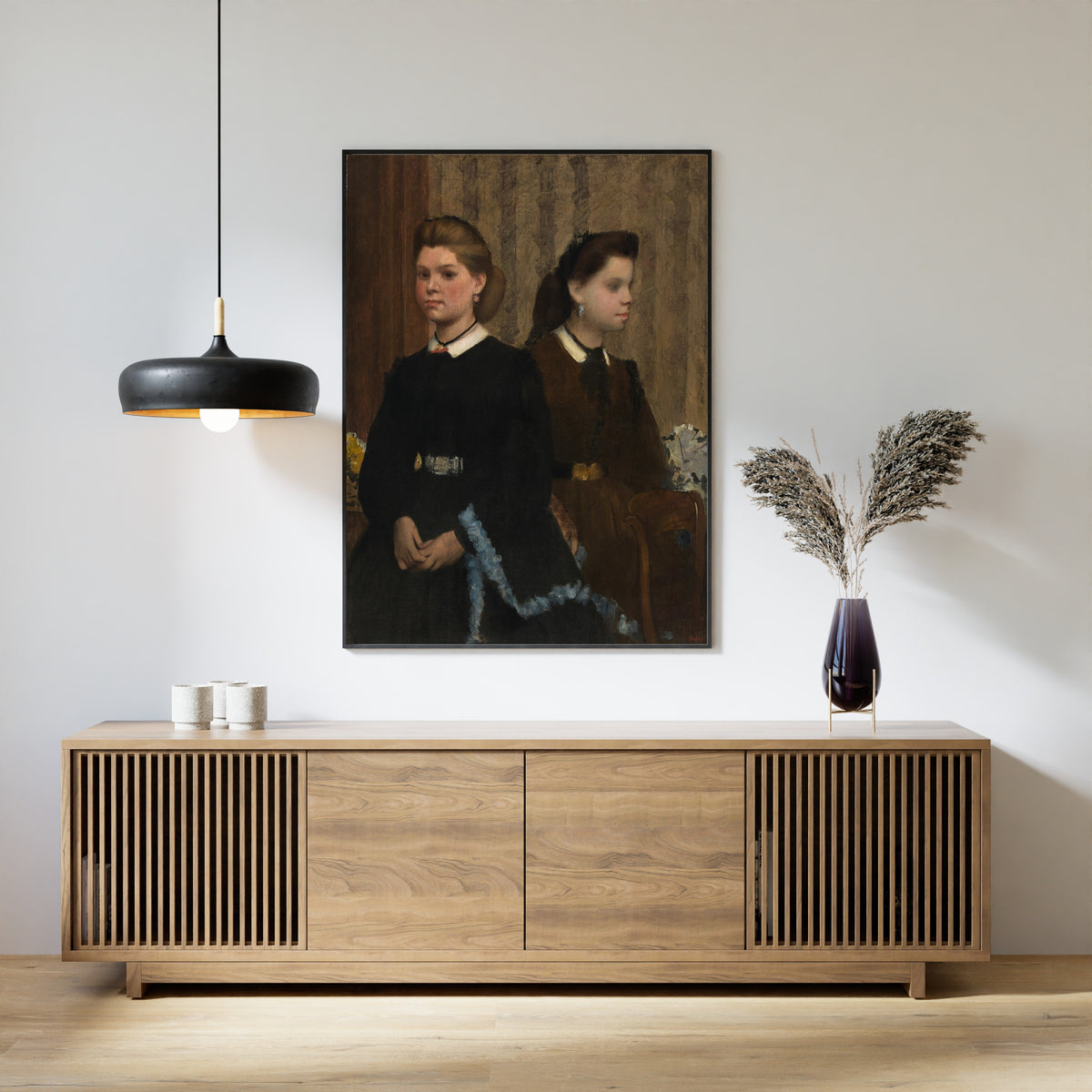Edgar Degas — The Bellelli Sisters (Giovanna and Giuliana Bellelli) | Fine Art Print