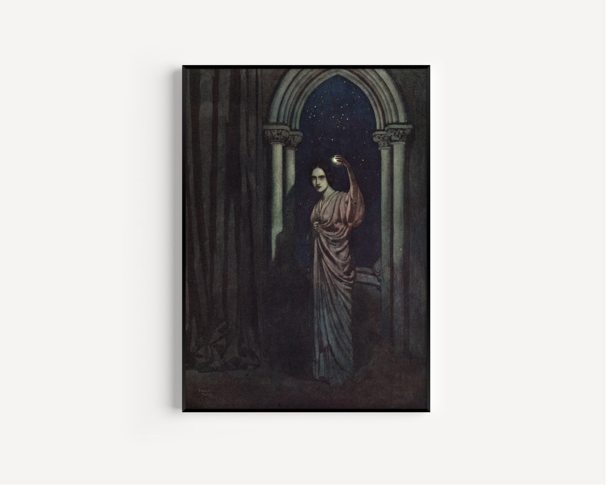 Edmund Dulac — The Bells and Other Poems: To Helen | Gothic Illustration Print