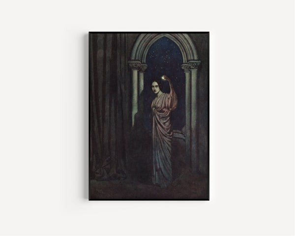 Edmund Dulac — The Bells and Other Poems: To Helen | Gothic Illustration Print